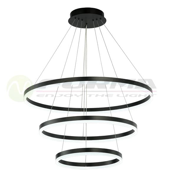 LED visilica F2047-130V BK - LED visilice