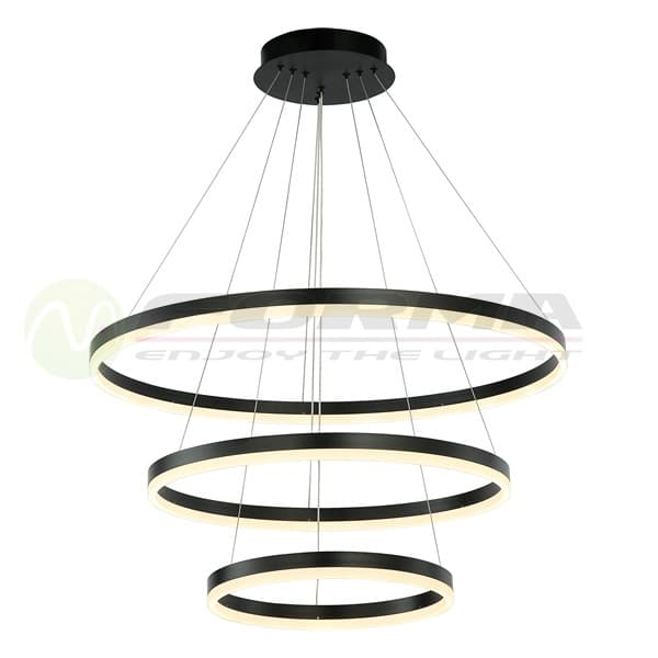 LED visilica F2047-130V BK - LED visilice