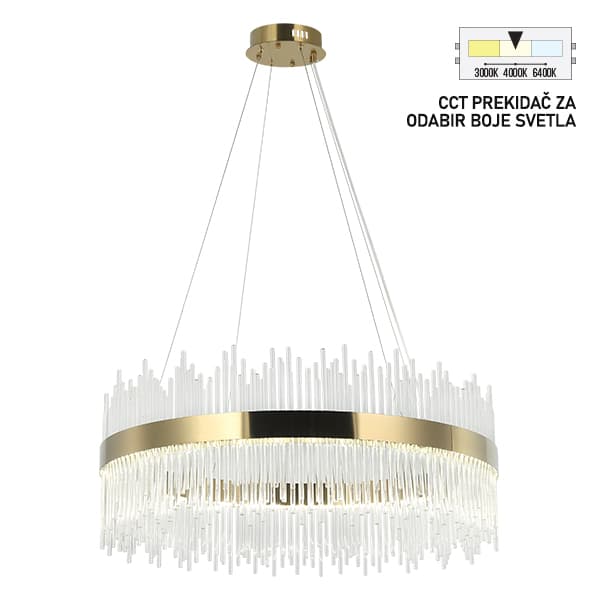 LED visilica CCT KP7006-90V BZ - LED visilice