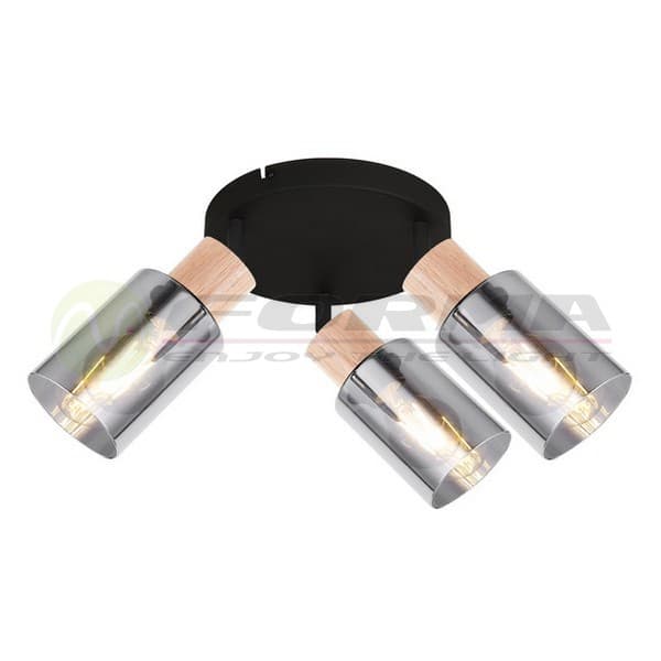 Spot lampa FE705-3R BK+WD - Akcija