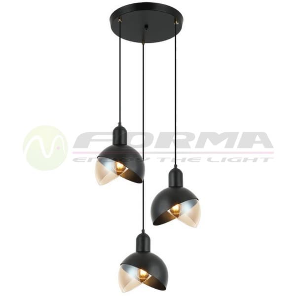Viseća lampa F7036-3V BK+AM - Visilice