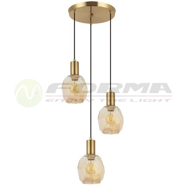 Viseća lampa F7039-3V SG+AM - Visilice