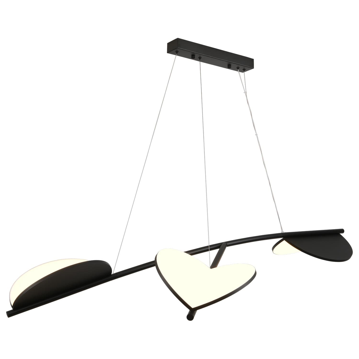 LED viseća lampa FK2017-65LM BK - Akcija