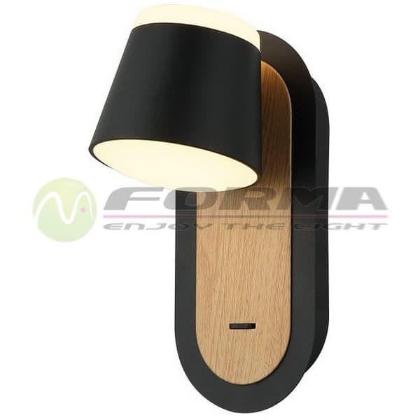 LED zidna lampa F2077-8Z BK+WD - LED zidne lampe