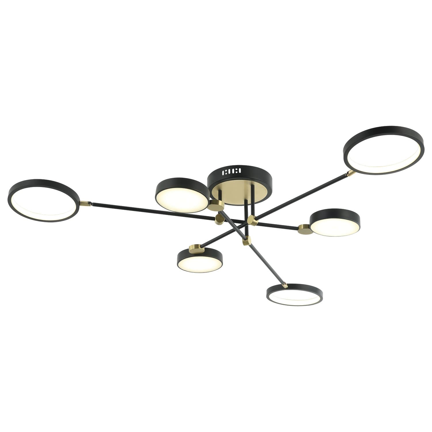 LED plafonska lampa F2036-45C BK+SG - LED plafonjere i plafonske lampe