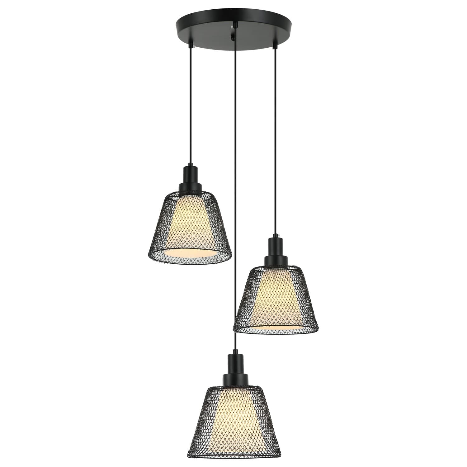 Viseća lampa F7038-3V BK - Visilice
