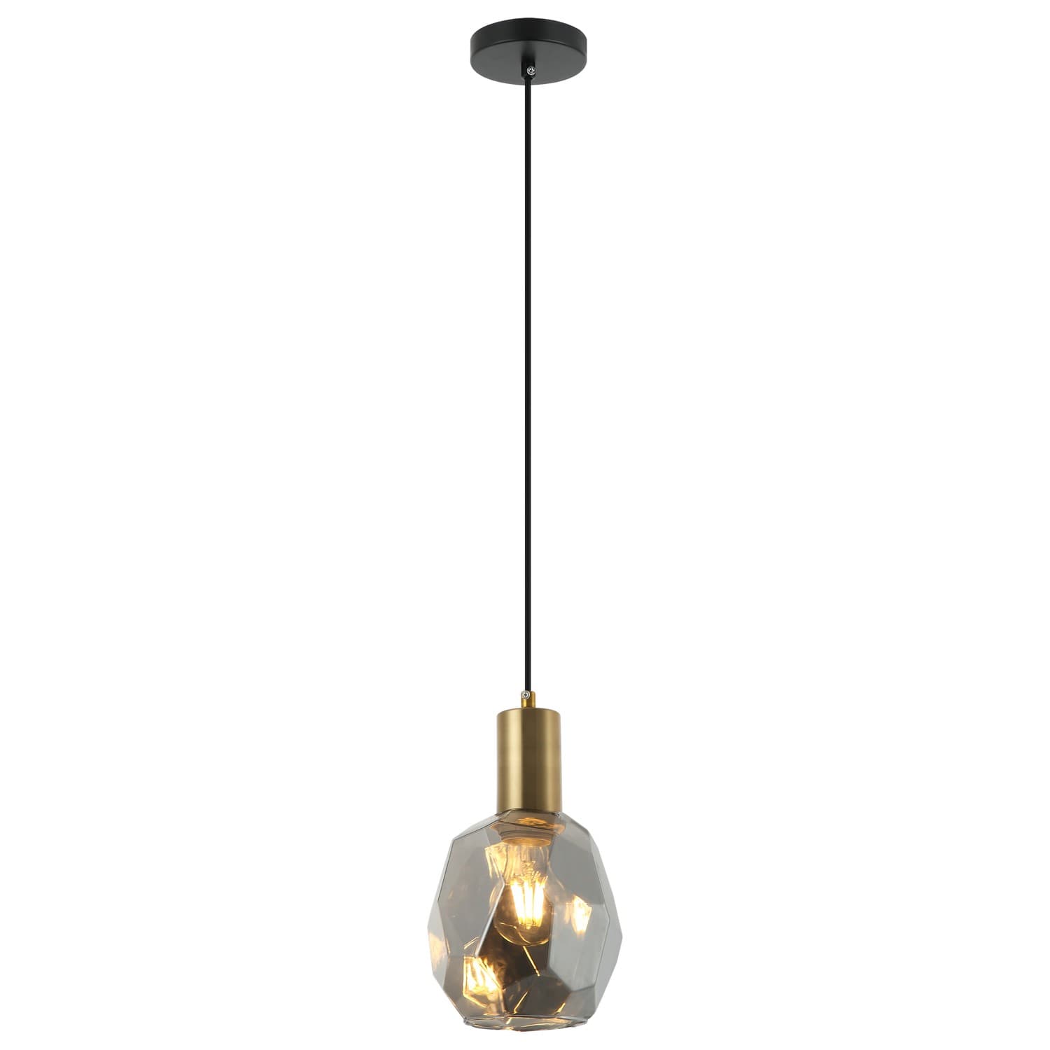 Viseća lampa F7039-1V BK+SM - Visilice