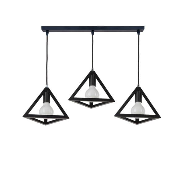 Visilica F7204-3V BK - Vintage rasveta