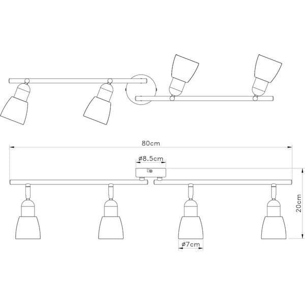 Spot lampa FE401-4 - Spotovi