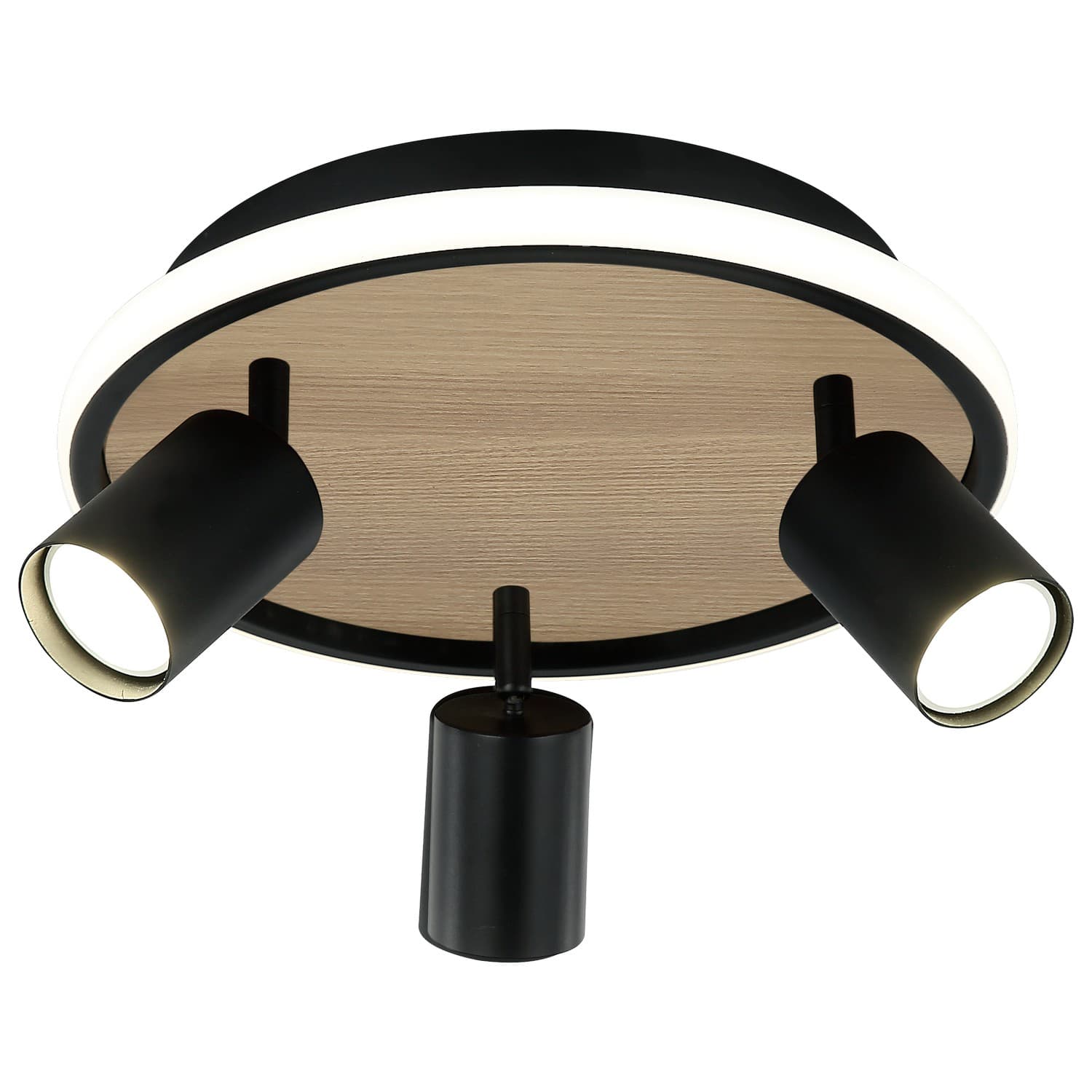 LED plafonska lampa FG150-3 BK+WD - LED plafonjere i plafonske lampe