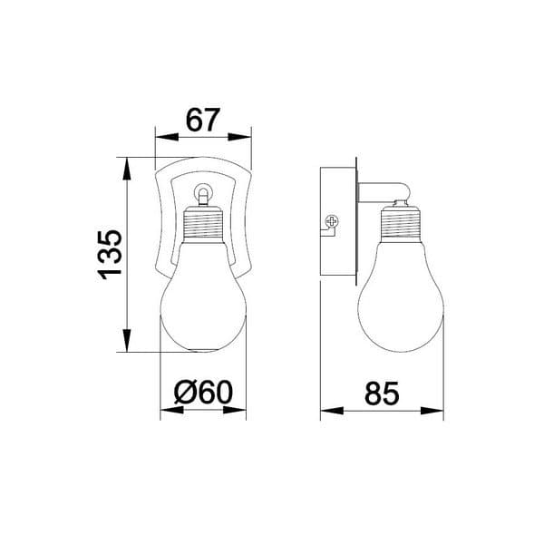 Spot lampa FG905-1 - Akcija