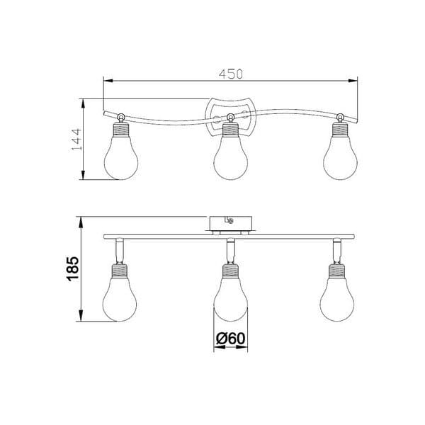 Spot lampa FG905-3 - Akcija