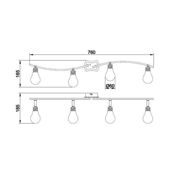 Spot lampa FG905-4 - Akcija