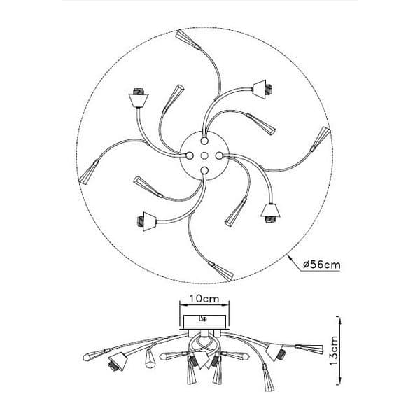 Spot lampa FG90X-4S - Akcija