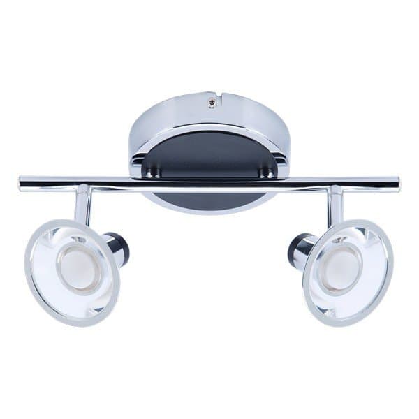 LED spot lampa LS101-2 CH+BK - Akcija