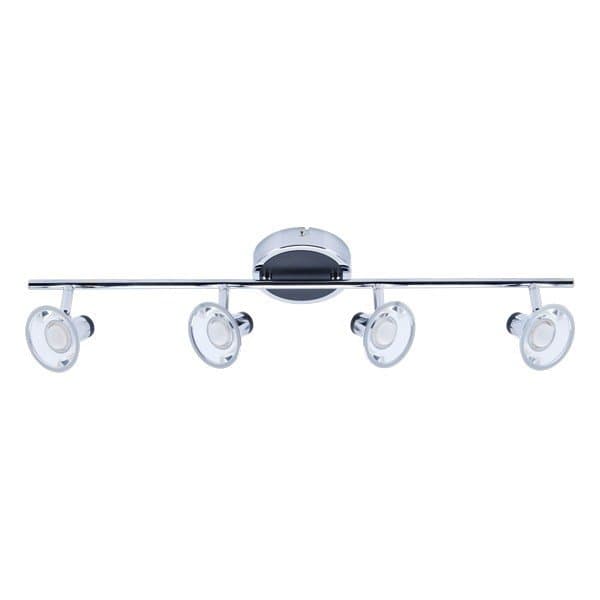 LED spot lampa LS101-4 CH+BK - Akcija