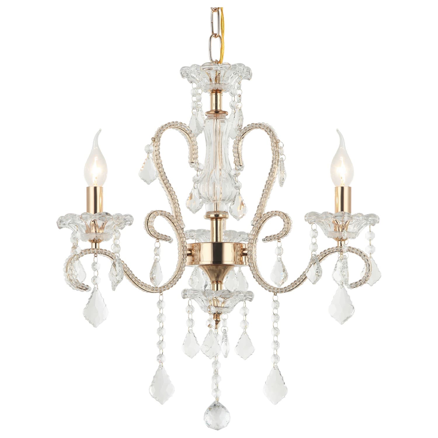 Luster kristal ML1403-3 GD - Lusteri