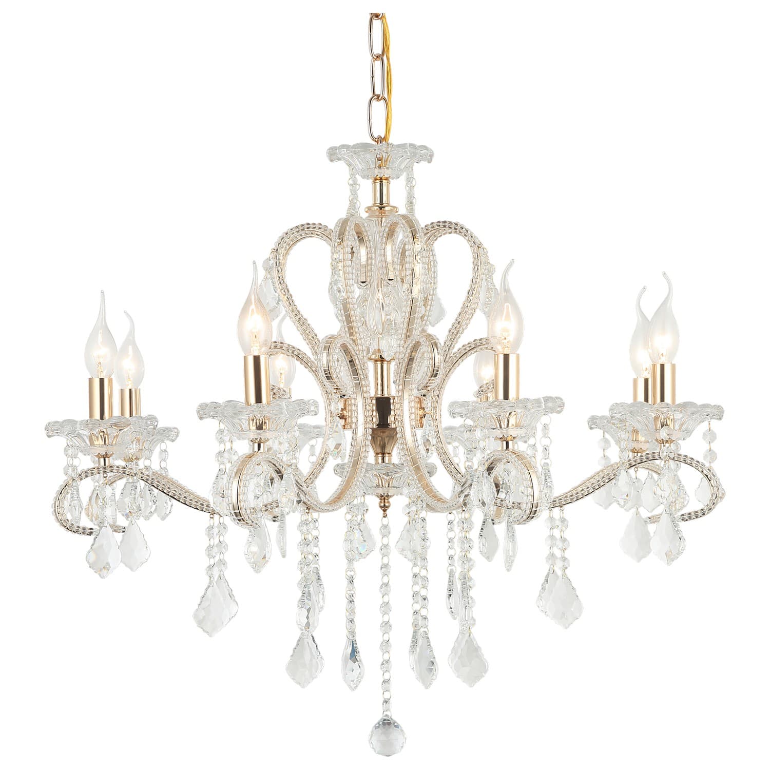 Luster kristal ML1403-8 GD - Lusteri