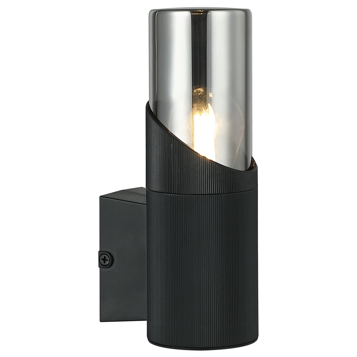 Spoljna lampa PS4701 BK+SM - Zidne lampe