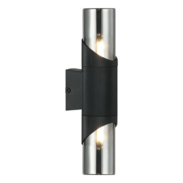Spoljna lampa PS4702 BK+SM - Zidne lampe