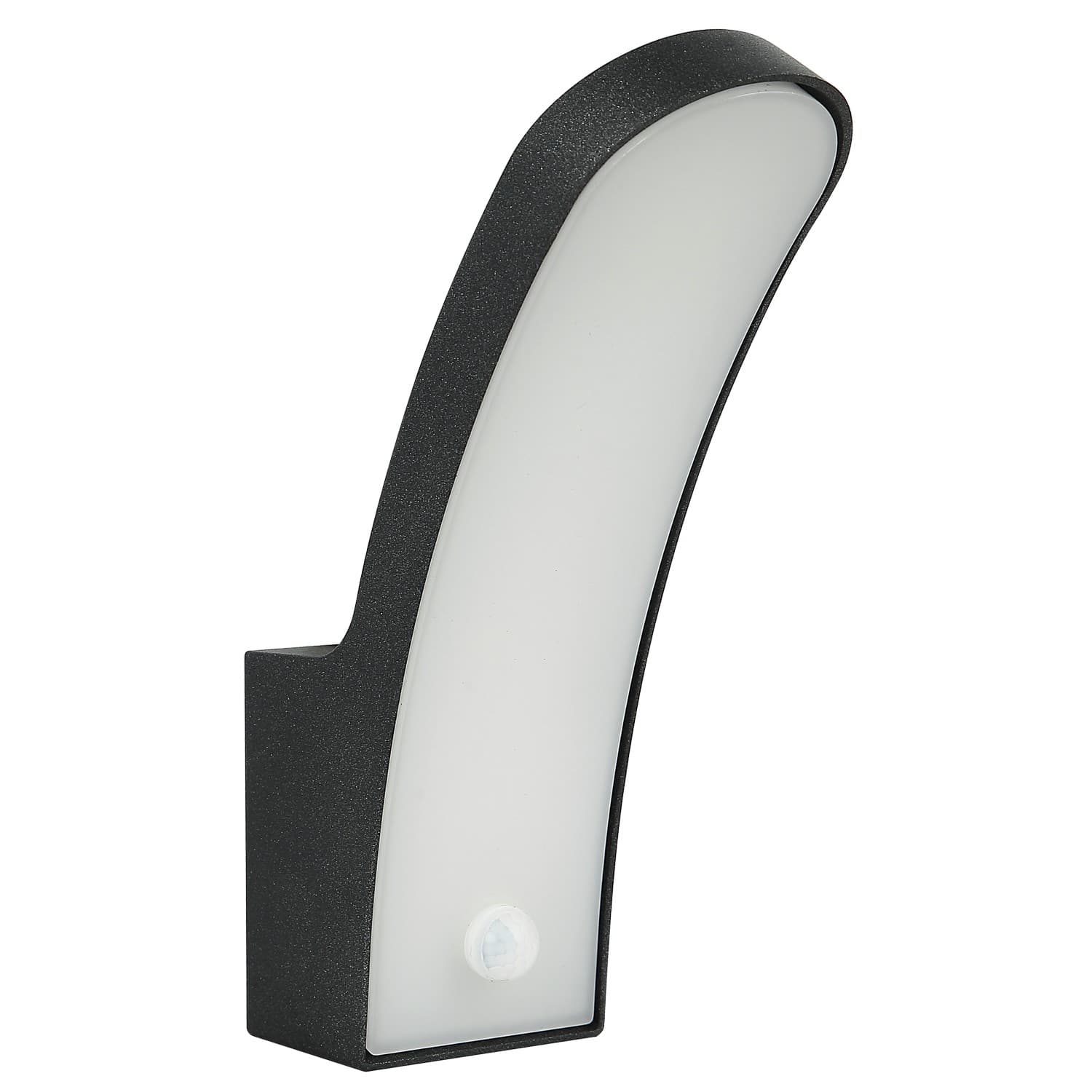 Spoljna LED lampa sa senzorom S4378P BK - LED Zidne lampe