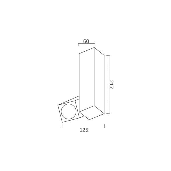 Plafonska lampa AFS101-1C WH - Akcija