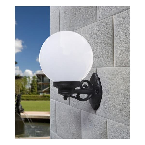 Zidna lampa BISSO/G250 BK OPAL - Fumagalli rasveta