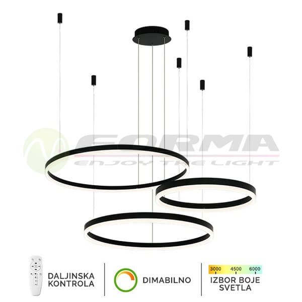 LED viseća lampa F2047-130C BK - LED visilice