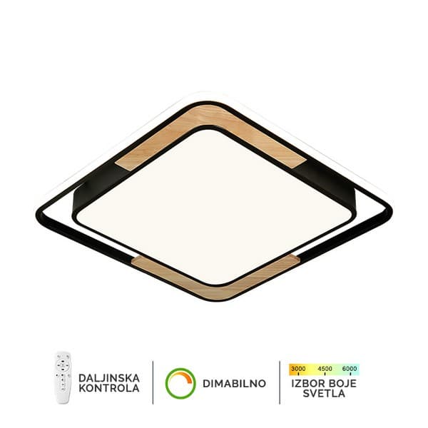 LED plafonska lampa F2820-55C BK - LED plafonjere i plafonske lampe
