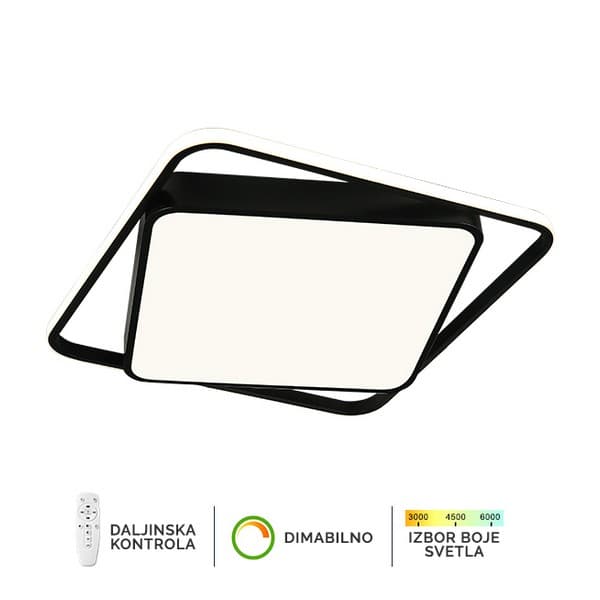 LED plafonska lampa F2822-50C BK - LED plafonjere i plafonske lampe