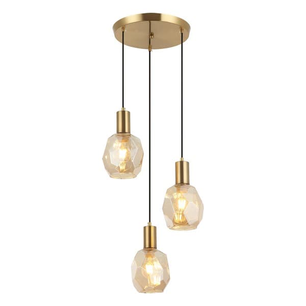 Viseća lampa F7039-3V SG+AM - Visilice