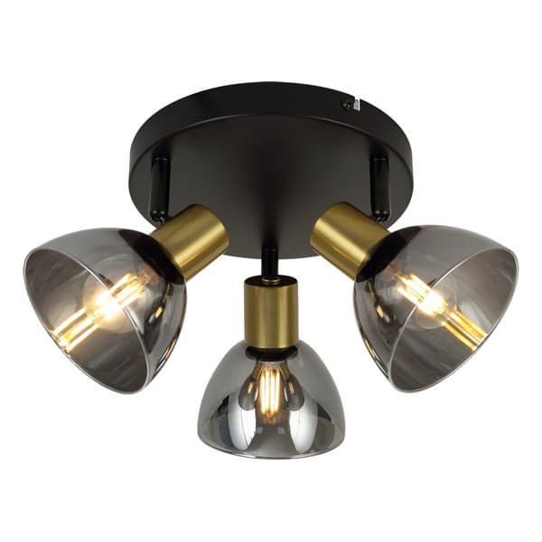 Spot lampa FE407-3R BK+SG - Spotovi