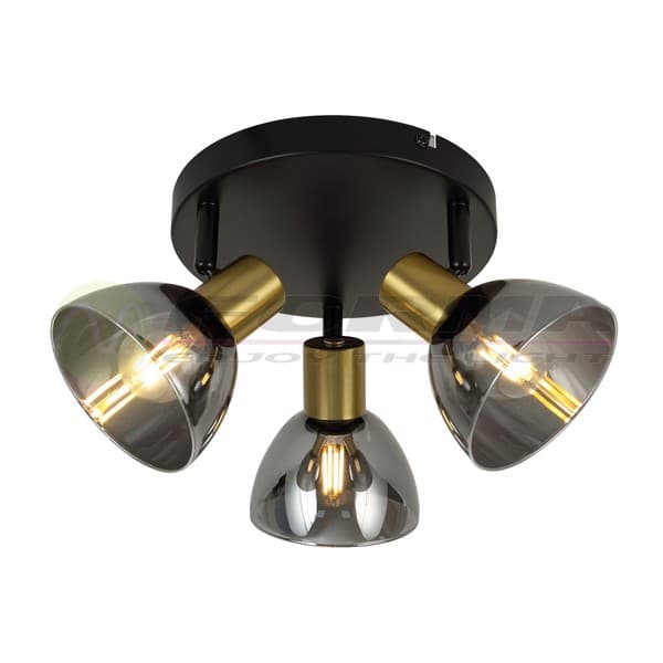 Spot lampa FE407-3R BK+SG - Spotovi