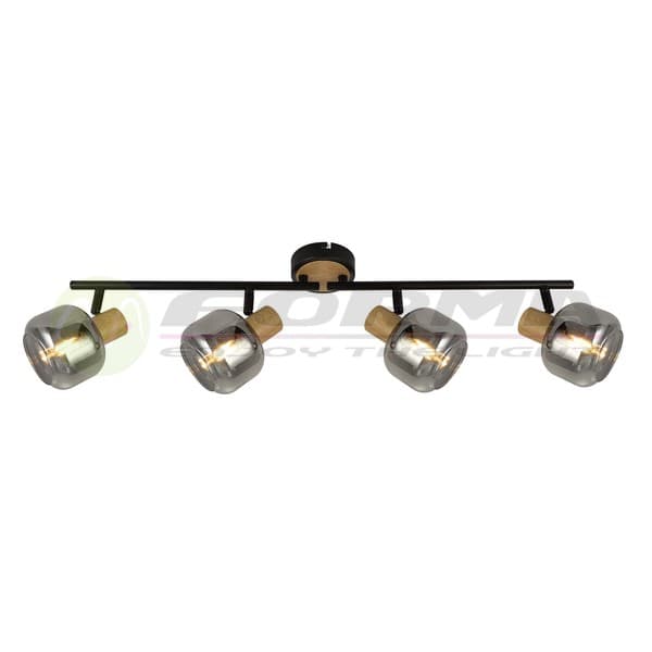 Spot lampa FE408-4 BK+WD - Akcija