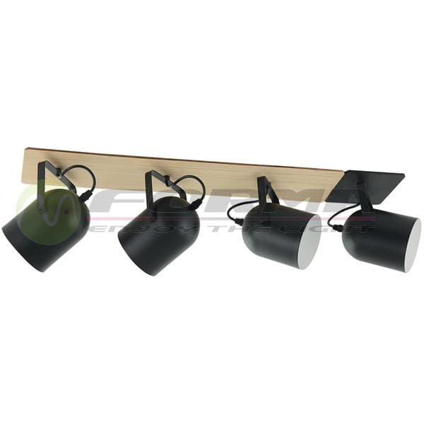 Spot lampa FE704-4 BK - Akcija