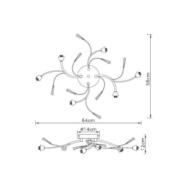 Spot lampa FG90X-6S - Akcija