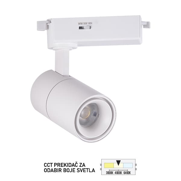 LED šinski reflektor TL08-12CCT BK - LED rasveta