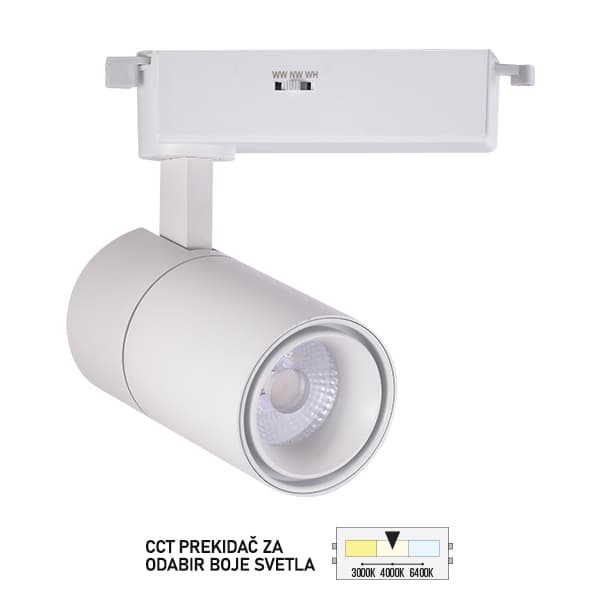 LED šinski reflektor TL08-12CCT BK - LED rasveta