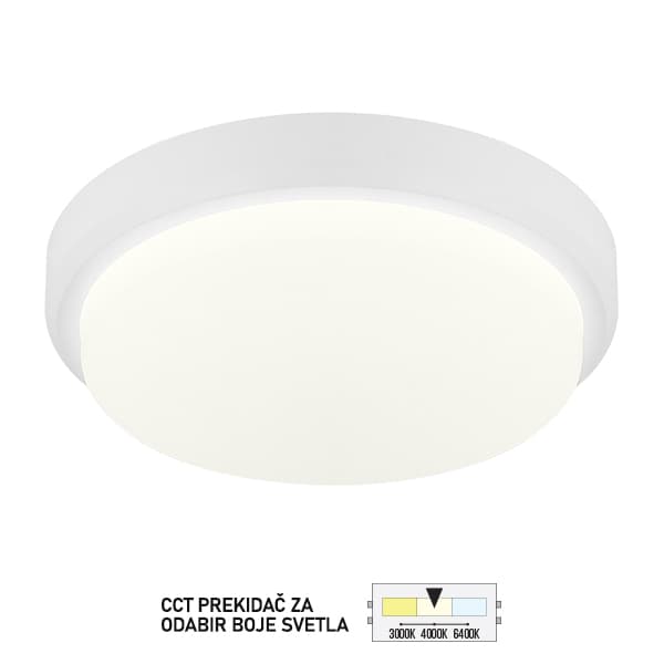 Spoljna LED plafonjera PS8301 BK - LED plafonjere