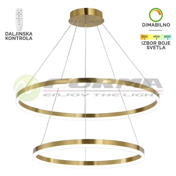 LED visilica F2047-100V SG - LED visilice