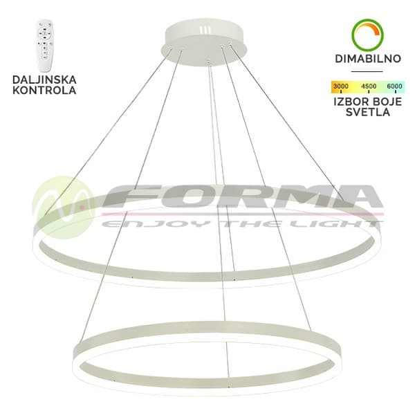 LED visilica F2047-100V WH - LED visilice