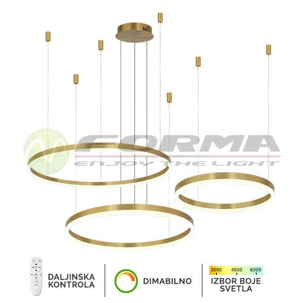 LED viseća lampa F2047-130C SG - LED visilice