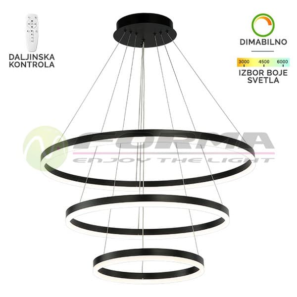 LED visilica F2047-130V BK - LED visilice