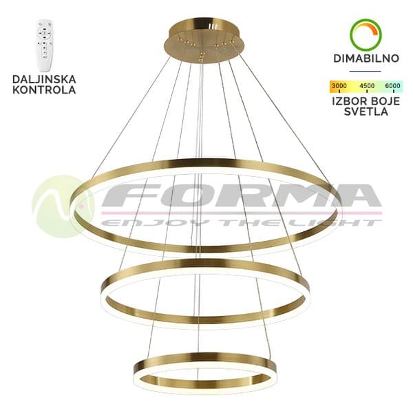 LED visilica F2047-130V SG - LED visilice