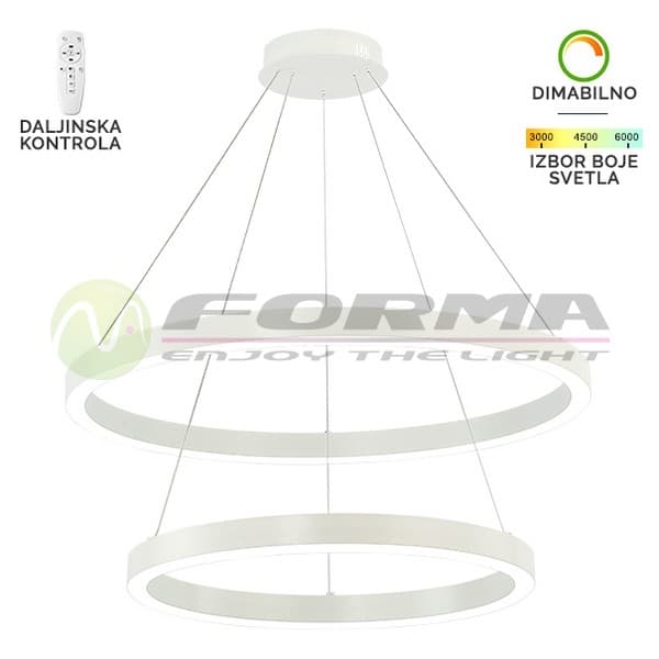 LED visilica F2048-100V WH - Akcija