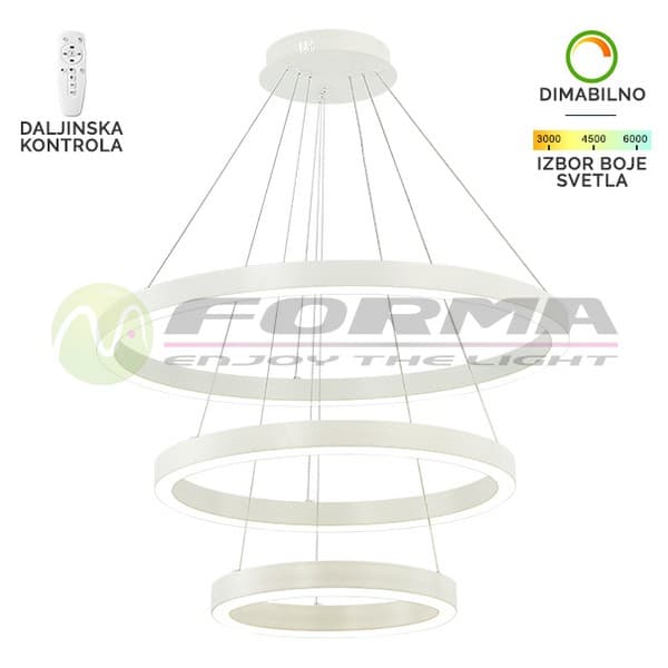 LED visilica F2048-130V WH - Akcija