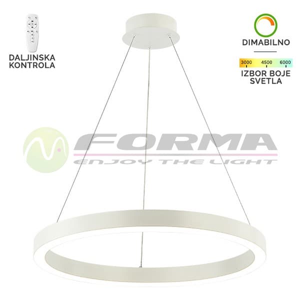 LED visilica F2048-44V WH - Akcija