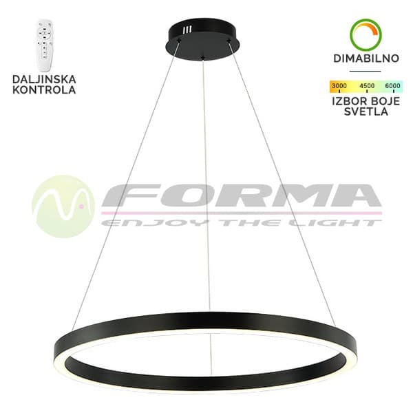 LED visilica F2048-56V BK - Akcija