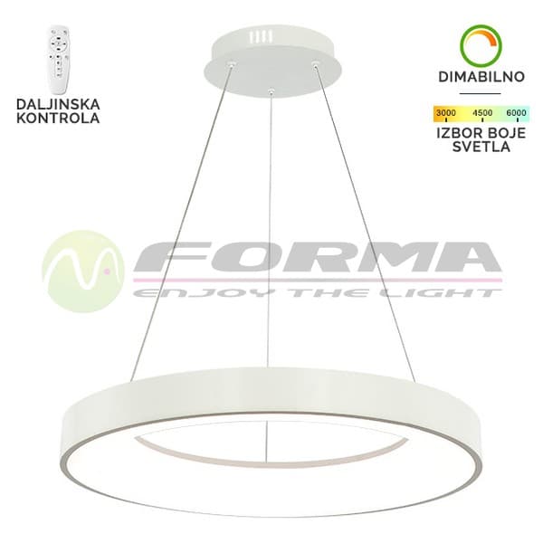 LED visilica F2049-86V WH - LED visilice