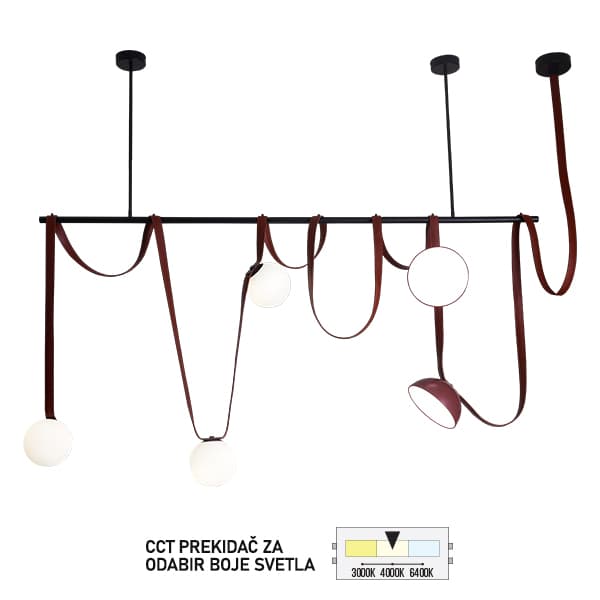 LED viseća lampa FK2100-20V BK/BR - LED visilice